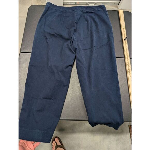 Ralph Lauren Universal Carrie High Rise Wide Leg Crop Pants Size 20W - Picture 3 of 7